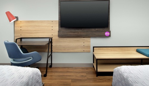 Chambre, 2 grands lits
