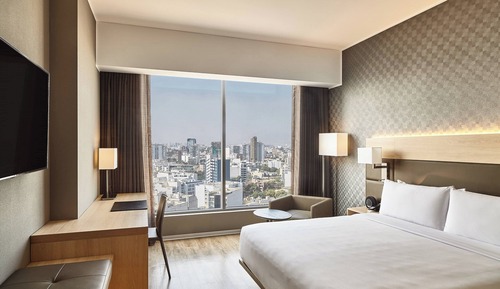 Chambre Deluxe, 1 très grand lit, vue ville