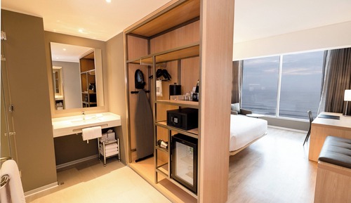 Chambre Deluxe, 1 très grand lit, en front de mer (View)