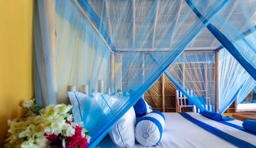Chambre Double Luxe, 1 très grand lit, vue plage