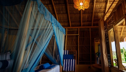 Chambre Quadruple Familiale, plusieurs lits, non-fumeurs, vue plage