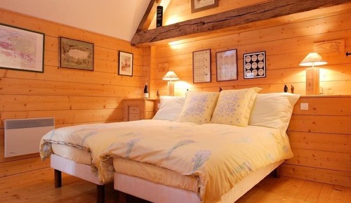 Chambre Confort avec lits jumeaux, salle de bains privée (La Loge de Vigne)
