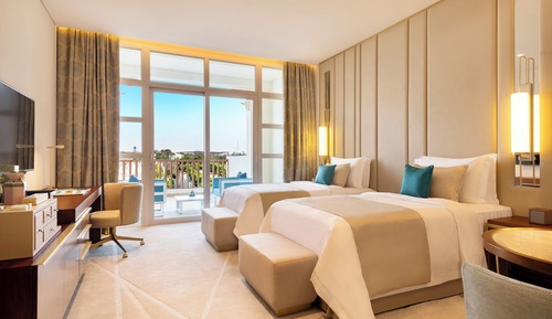 Chambre Deluxe, 2 lits une place, non-fumeurs, balcon