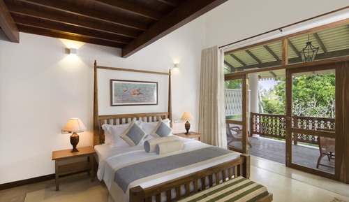 Chambre Double Deluxe, 1 très grand lit, vue jardin