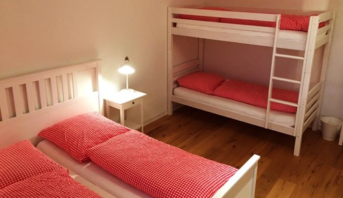 Chambre Quadruple Familiale, 1 chambre, vue montagne