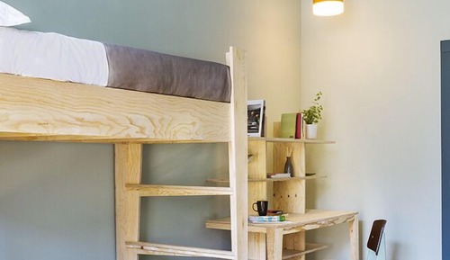 Chambre Quadruple, salle de bains commune