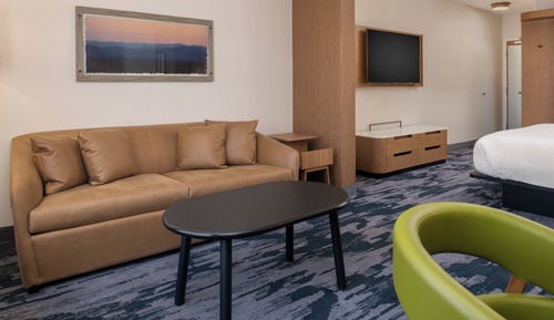Suite, 1 très grand lit et 1 canapé-lit (Mobility/Hearing Access, Roll-In Shwr)