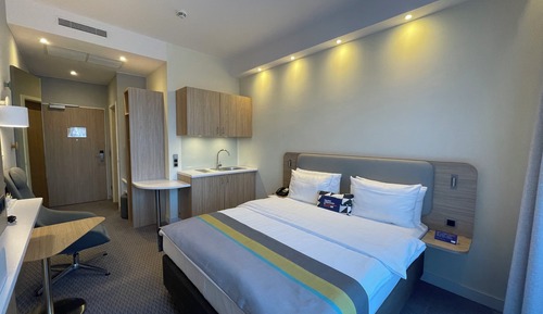 Chambre Standard, 1 grand lit, coin cuisine (with Terrace)