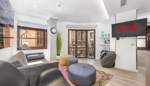 Appartement, 2 chambres, vue ville (Loft 1)