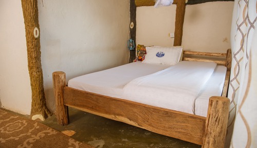 Chambre Double, 1 lit double, vue montagne