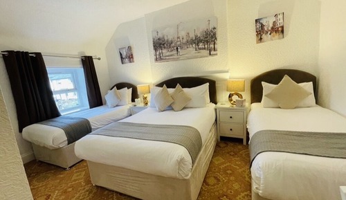 Chambre Triple Deluxe, plusieurs lits, non-fumeurs, vue montagne