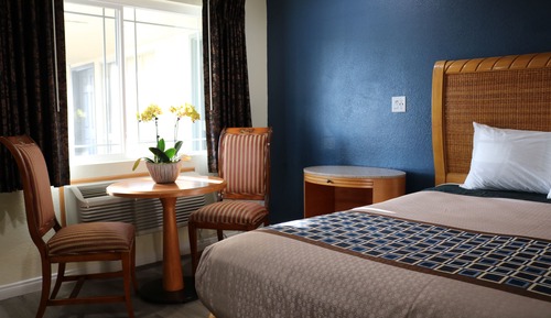 Chambre Premium, 1 très grand lit, accessible aux personnes à mobilité réduite, non-fumeurs