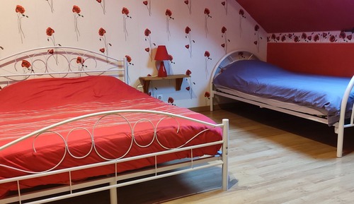 Chambre Double Romantique (Coquelicot)