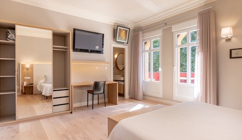Chambre avec lits jumeaux, 2 lits une place