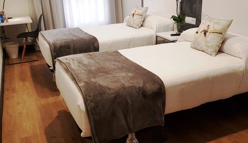 Chambre avec lits jumeaux