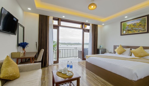 Habitación Deluxe, balcón, vistas al río