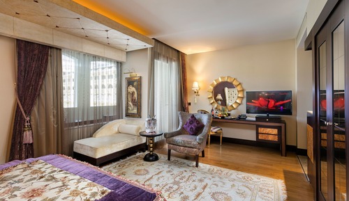 Chambre Premium, vue partielle sur la mer