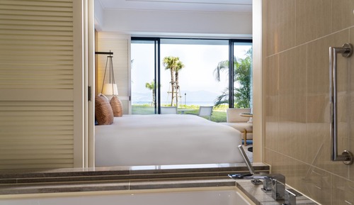 Chambre Deluxe, vue partielle sur l'océan (Twin)