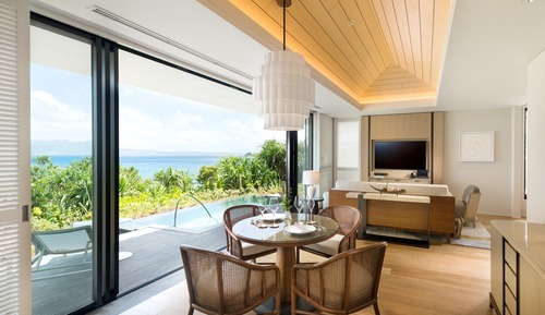 Chambre, non-fumeurs, accès salon affaires (Cliff Villa with private pool)