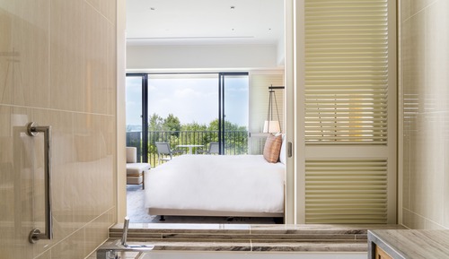 Chambre Deluxe, vue partielle sur l'océan (Sunset Wing, Twin)