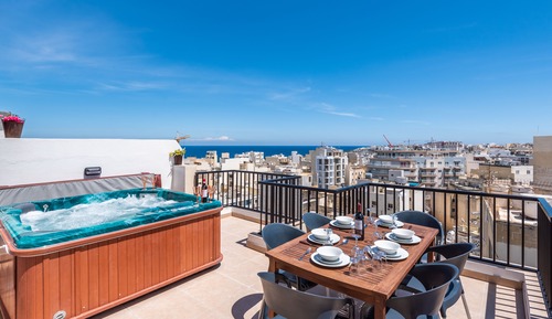 Penthouse Supérieur, vue mer