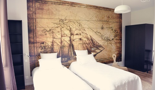 Chambre Double, 2 chambres, chambres communicantes, vue jardin