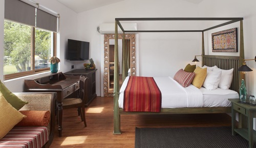 Cabane Deluxe, 1 grand lit, non-fumeurs, vue lac