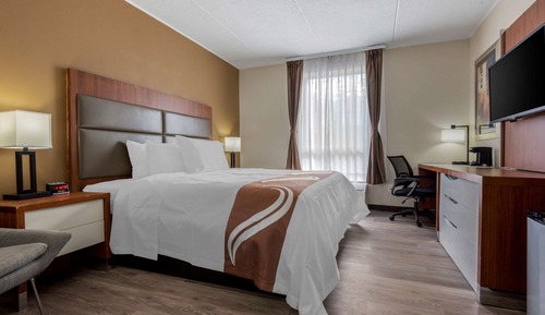 Chambre, 1 très grand lit, accessible aux personnes à mobilité réduite, non-fumeurs