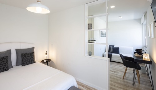 Suite Deluxe, 1 lit double et 1 canapé-lit, non-fumeurs, vue fleuve