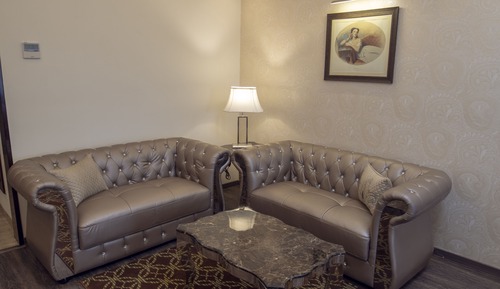 Chambre Deluxe, 1 très grand lit, accessible aux personnes à mobilité réduite, non-fumeurs