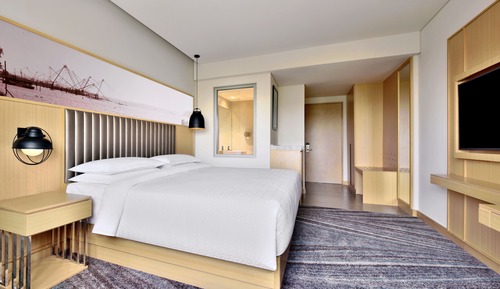 Chambre, 1 très grand lit