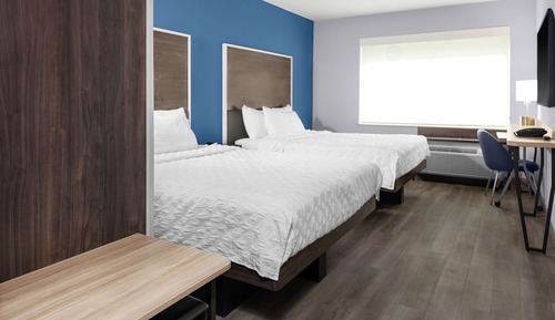 Chambre, 2 grands lits, accessible aux personnes à mobilité réduite (Hearing)
