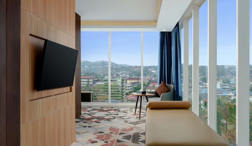 Chambre « Premier », 1 grand lit, vue ville