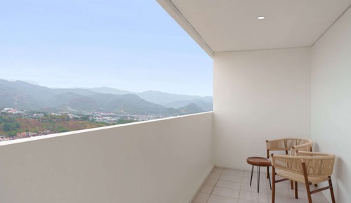 Chambre Deluxe, 2 lits une place, balcon, vue mer