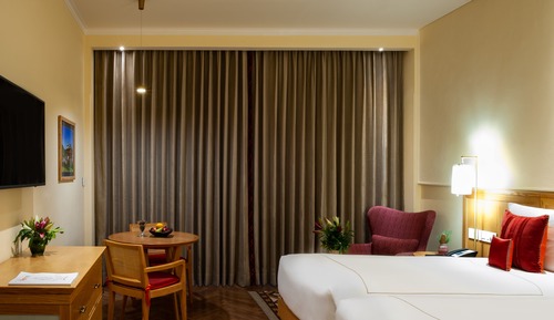Chambre Deluxe, 2 lits une place, vue cour intérieure