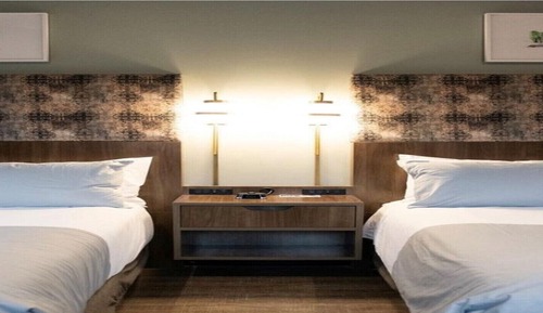 Chambre, 2 lits doubles, non-fumeurs