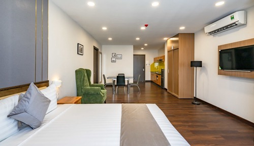 Studio Supérieur, 1 grand lit, non-fumeurs, vue ville