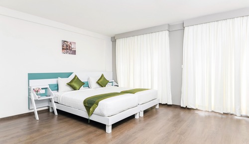 Chambre Premium, 2 lits une place, non-fumeurs, vue ville