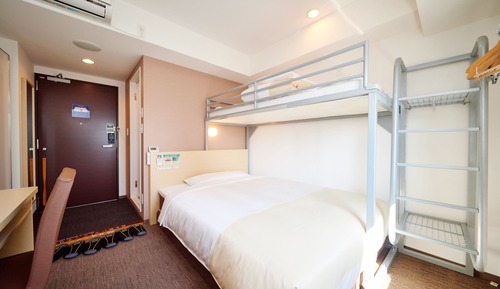 Chambre, non-fumeurs (1 Double & 1 Upper Bunk Bed)