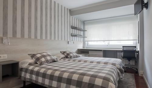 Chambre avec lits jumeaux, vue ville