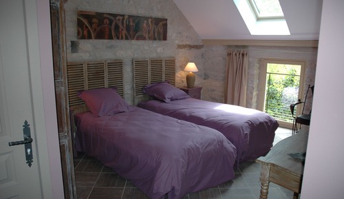 Chambre avec lits jumeaux (Prune)