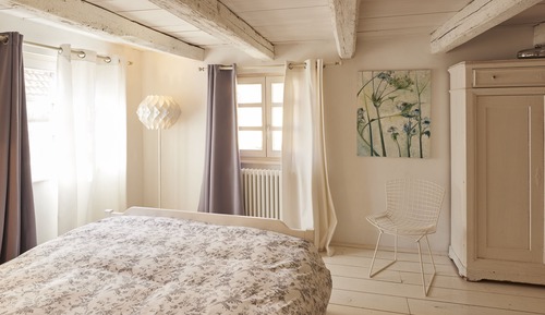 Chambre Double Romantique, vue cour intérieure