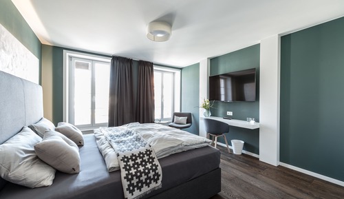 Chambre Double, vue ville