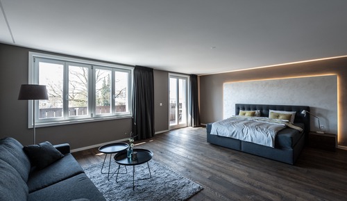 Suite, vue jardin