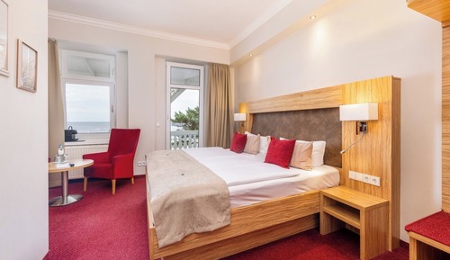 Chambre Double, balcon, vue mer