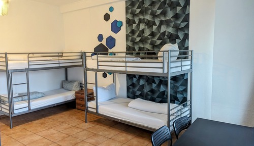 Dortoir Partagé, hommes uniquement, non-fumeurs, vue jardin (6 Beds)