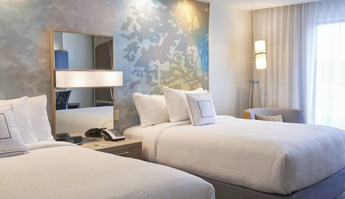 Chambre, 2 grands lits, non-fumeurs