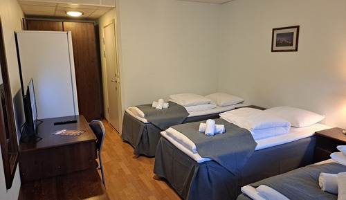 Chambre Triple Classique, 3 lits une place