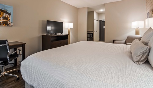Chambre Standard, 1 très grand lit, accessible aux personnes à mobilité réduite