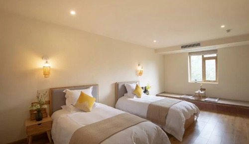 Chambre Design avec lits jumeaux